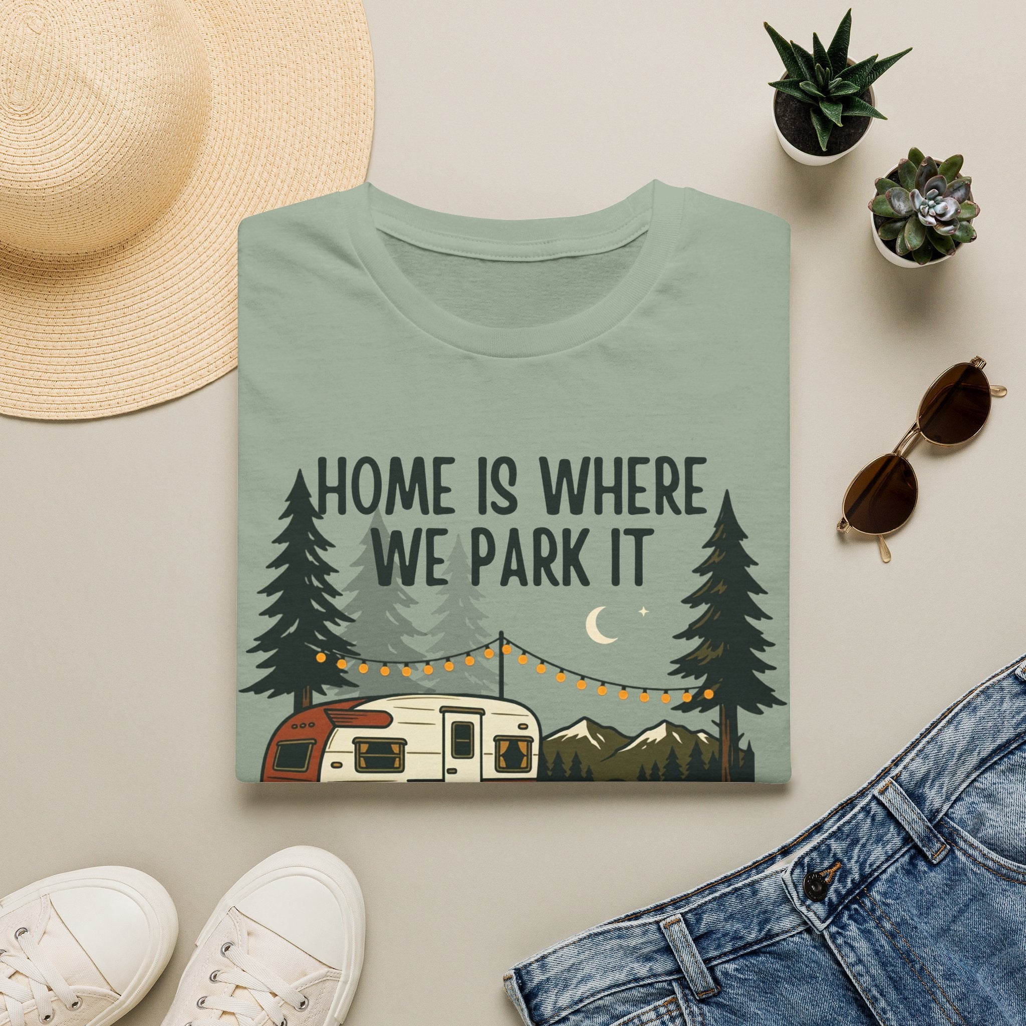 Home is where we park it T-Shirt